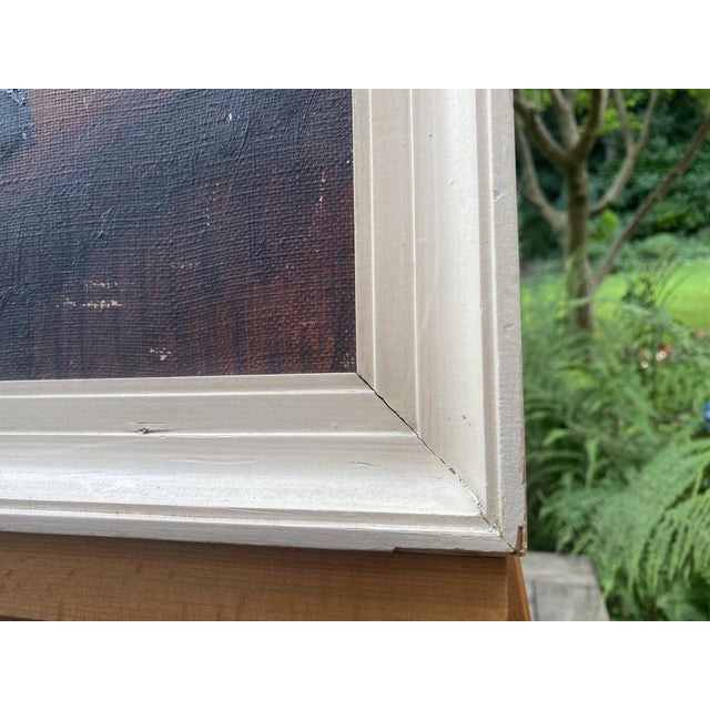 Continental School Artist, Flowers in Vase, Oil on Canvas, 1950s, Framed For Sale - Image 14 of 18