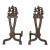 Pr. Vintage Clipper Ship Andirons For Sale