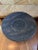Vintage 22” Black Cerused Wood Low Table With Brass Accents For Sale In Los Angeles - Image 6 of 16
