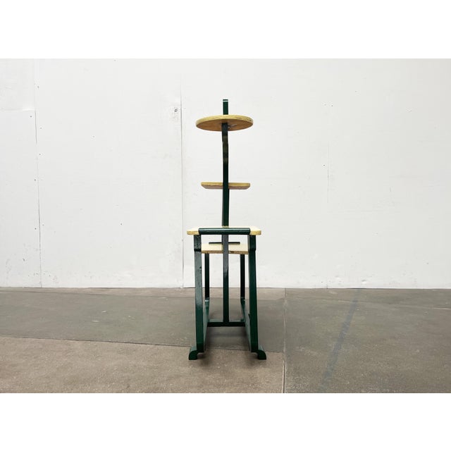 Green Art Deco Wooden Plant Stand by André Groult For Sale - Image 8 of 18