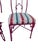 2 Vintage Chinese Chippendale Regency Side Chairs Dining Aluminum Faux Bamboo For Sale - Image 10 of 13