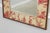 Chintz Crackle Painted Red and Cream Wall Mirror For Sale - Image 4 of 13