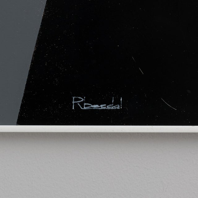 20th Century Belgian Artwork With Metal Frame By Rene Berdal For Sale - Image 13 of 18