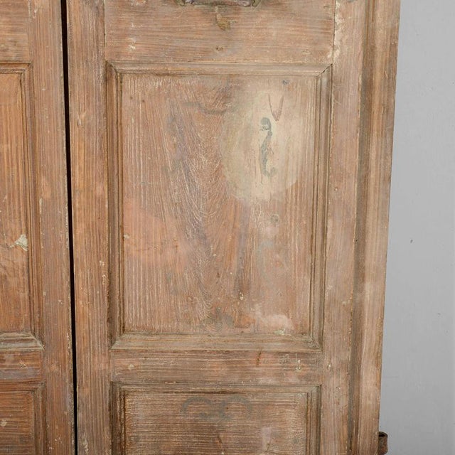 Lacquered Door with Decorations, 18th Century For Sale - Image 3 of 9