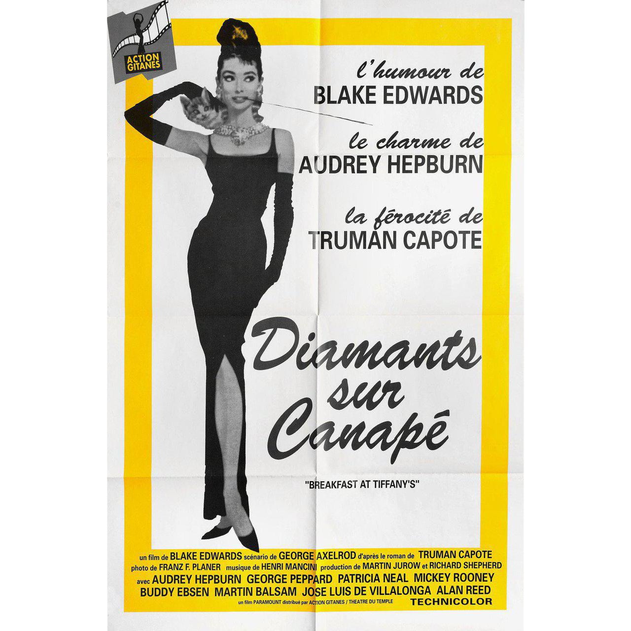 Breakfast At Tiffany S R1970s French Half Grande Film Poster