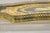 Vintage Italian Lacquered Wood & Brass Chariot Marquetry Inlay Bar Serving Tray For Sale - Image 9 of 12