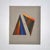 This one-of-a-kind work juxtaposes angular forms, layered color, and negative space against handmade grey paper. Deep...