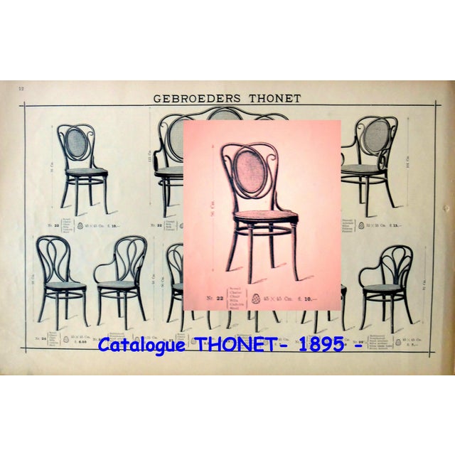 Art Nouveau No. 22 Chair from Chevallier Fiume, 1885 For Sale - Image 3 of 18
