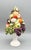 Vintage Italian-Attributed Ceramic Fruit Topiary on Pedestal – Tuscan / Hollywood Regency / Cottagecore For Sale In Houston - Image 6 of 14