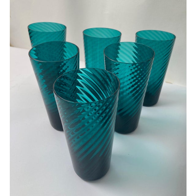 Italian Drinking Glasses by Carlo Scarpa, Set of 6 Chairish