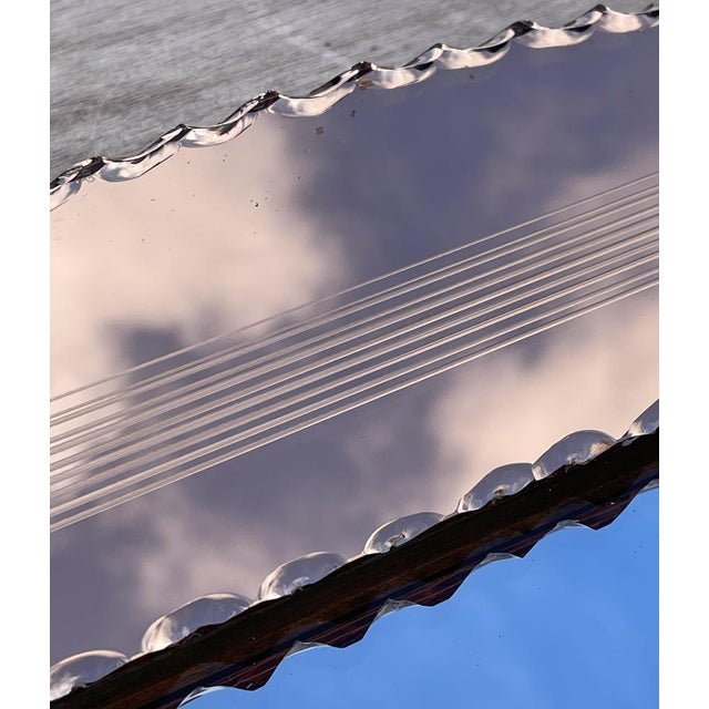 Art Deco Rose Coloured Glass Venetian Mirror, 1930s For Sale - Image 15 of 18