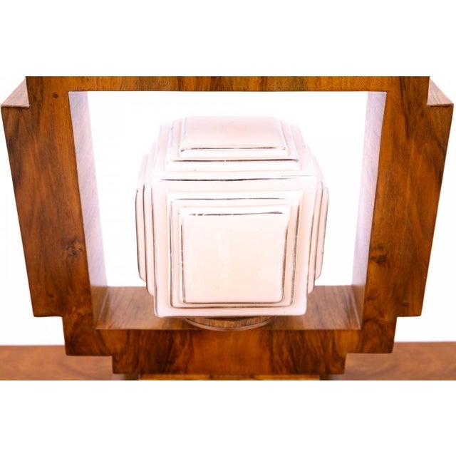 Art Deco Table Lamp, Poland, 1950s For Sale - Image 6 of 8