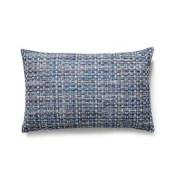 Traditional The House of Scalamandré Faye Lumbar Pillow, Blue Wood For Sale - Image 3 of 3
