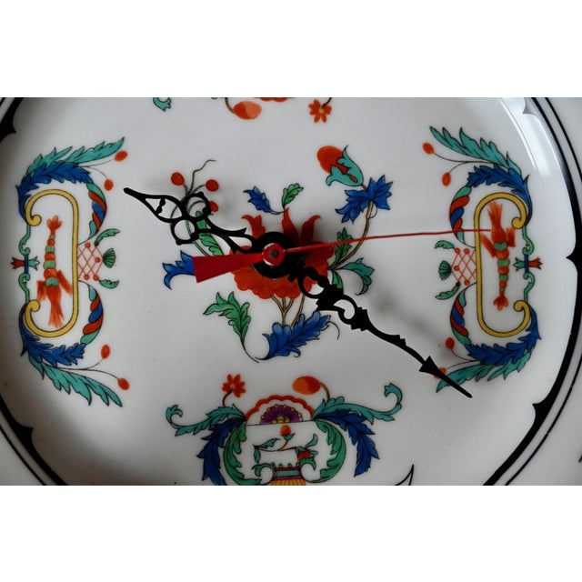 Paris Porcelain with Poppy Motif, 1970s, Set of 5 For Sale - Image 3 of 10