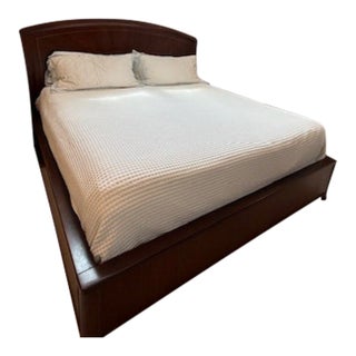 1990s Thomasville Bogart Bed Frame & Headboard For Sale