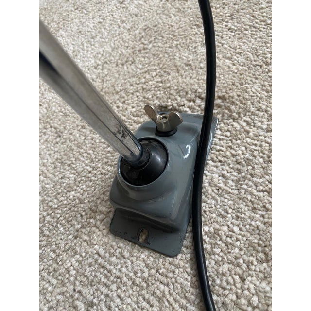Gray Bauhaus Modell 6732 Work Lamp by Christian Dell for Kaiser Idell, 1950s For Sale - Image 8 of 12