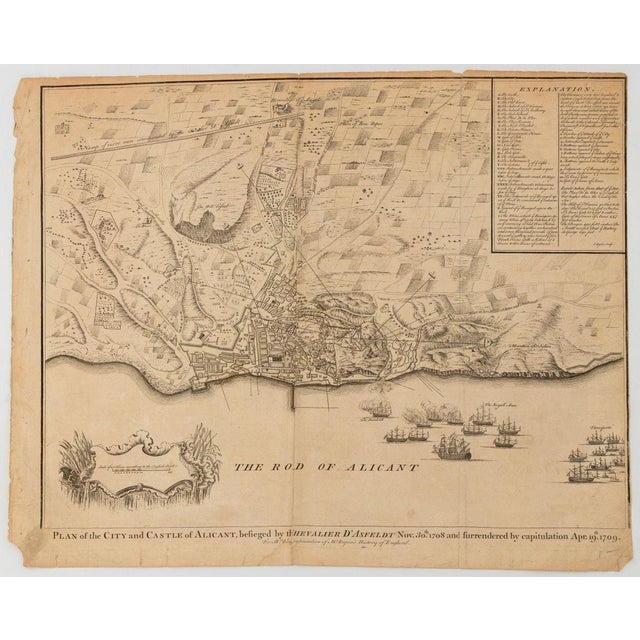 English James Basire Battle Map Engravings, 5 For Sale - Image 3 of 16
