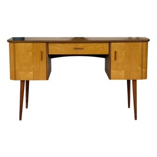 Vintage Desk in Birch, 1960s For Sale