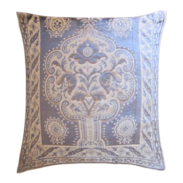 Pillow Made from Vintage Sarafine Tree of Life Fabric For Sale