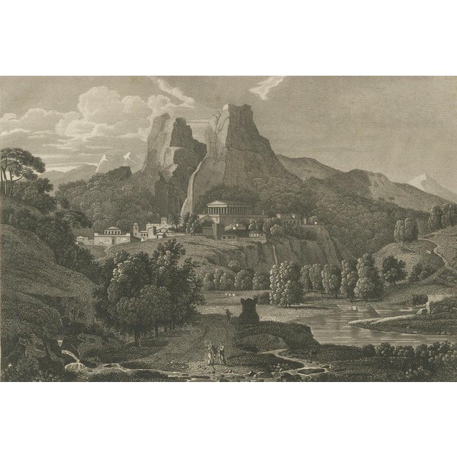Paper Tardieu, View of Delphi and the Rocks of Mount Parnassus, 1825, Engraving For Sale - Image 7 of 9