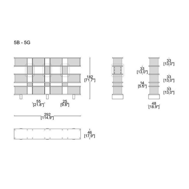Wood Nuage Shelving Unit in Wood and Aluminium by Charlotte Perriand for Cassina For Sale - Image 7 of 8
