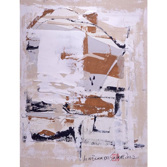 ALL IN BLOOM: This bold, brushstroke hand-cut parchment works great as an abstract statement piece everywhere from...