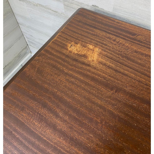 Antique Victorian Mahogany Writing Desk Library Table For Sale - Image 4 of 12