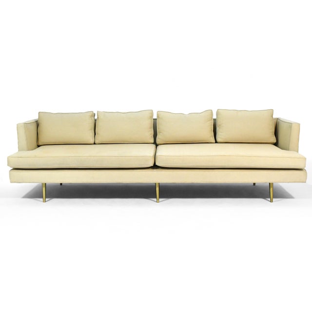 Mid-Century Modern Edward Wormley Model 4907 Sofa by Dunbar For Sale - Image 3 of 4