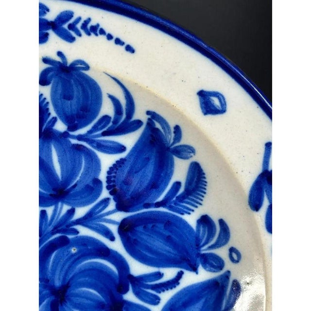 19th, Antique Manises Plate - Spanish Ceramics Elegant glazed and hand-painted ceramic plate, made in Manises (Valencia)...