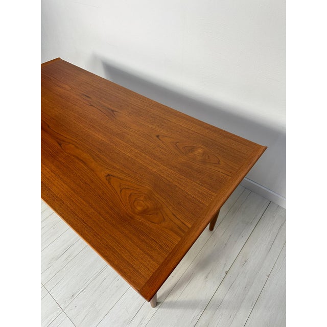 Vintage Danish Mid-Century Teak Writing Desk by Arne Vodder for H.P. Hansen, 1960s For Sale - Image 13 of 15