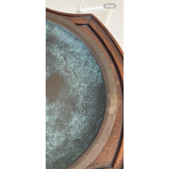 Antique Bronze Canadian Heraldry Crested Plate For Sale - Image 4 of 12