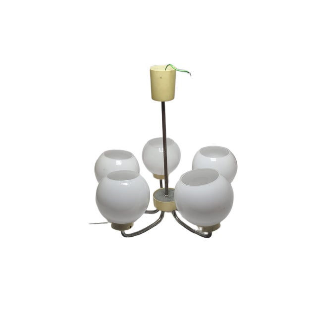 The wall lamp comes from the 1950s. Up to 250V (Europe/UK Standard).The wiring of this item may be original and might need...