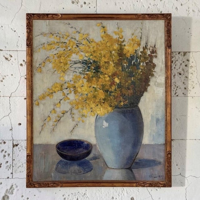 Branches of golden forsythia sweep across Clémence Biron’s 1925 still life, capturing the abundance of one of spring’s...