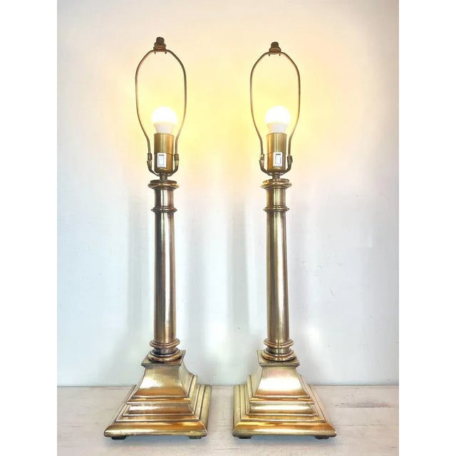 Mid-Century Modern Mid-Century Bronze Table Lamps from Kullmann, 1970s, Set of 2 For Sale - Image 3 of 16