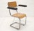 Industrial Leatherette and Wood Armchair from Gispen, 1950s For Sale - Image 6 of 6
