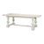 English Country Antique White Dining Table For Sale