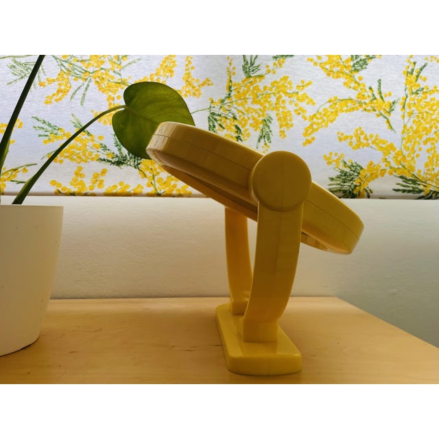 Plastic Mid-Century Modern Rotating Double-Sided Magnifying Parlour Mirror, 1960s For Sale - Image 7 of 10