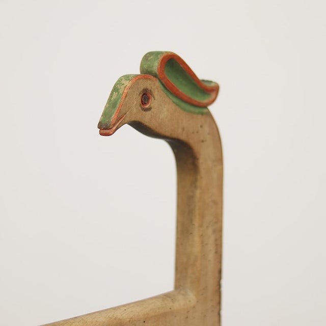 Rustic Farmhouse Folk Art Schwingstock / Ornament, 1889 For Sale - Image 10 of 12