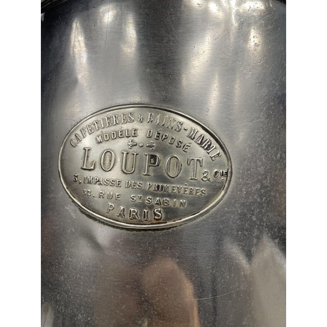 Gold Antique Industrial Coffee Maker from Loupot, Paris, 1920s For Sale - Image 8 of 18