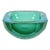 Murano Bowl in Aquamarine Frosted Sommerso Glass, 1960s For Sale