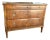 19th Century Italian Neoclassical Walnut Commode With Inlay For Sale