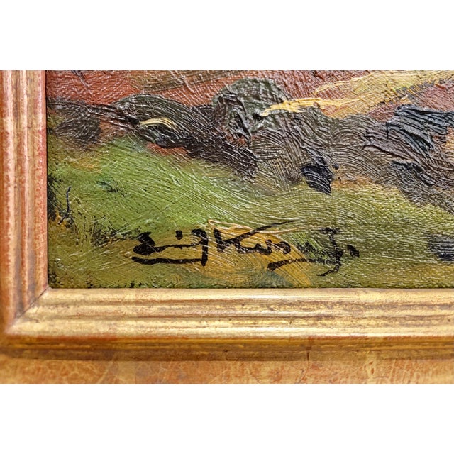 Paint Emil Kosa Jr. - California 1920s Mountain Landscape -Impressionist Oil Painting For Sale - Image 7 of 9