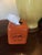 Beautiful hand painted orange and espresso Hermès inspired Paris tissue box cover. Adds a touch of equestrian chic to any...