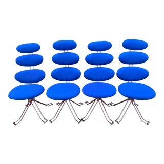 Mid Century Poul Volther Corona Style Dining Chairs - Set of 4 For Sale