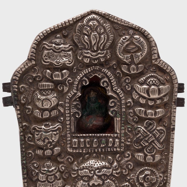 Tibetan Traveling Shrine, C. 1850 For Sale In Chicago - Image 6 of 6