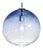 Solaris Pendant Light from the Fizz Collection in Steel Blue For Sale