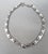 Metal Vintage 1970s Signed Monet Rhodium Plated Articulated Buckle Collar Necklace For Sale - Image 7 of 9