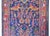 A wonderful early 20th century Persian Kashan rug with an all-over tribal floral and vine pattern woven in gold, light...