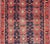 Red Antique Persian Bidjar Rug With All-Over Floral Motifs in Red and Blue For Sale - Image 8 of 12