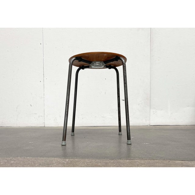 Mid-Century Modern Danish Teak Stool, 1960s For Sale - Image 11 of 18